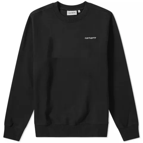 Script Embroidery Crew Sweat