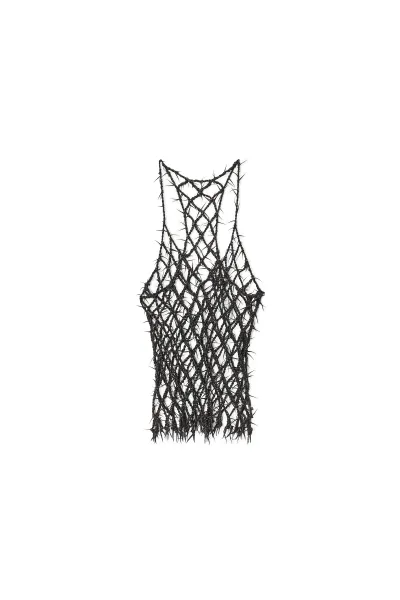 BARBED LEATHER TANK