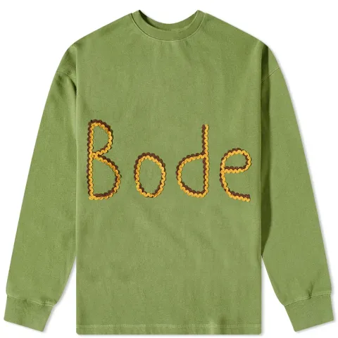 Rickrack Embroidered Logo Crew Sweat