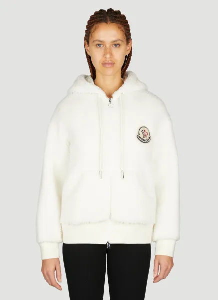 Shearling Hooded Sweatshirt