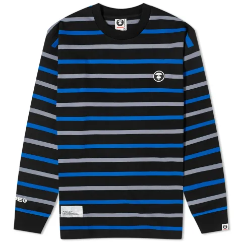 AAPE Now Stripe Long Sleeve T-Shirt