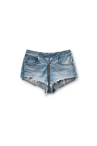 Zip V-Waist Short