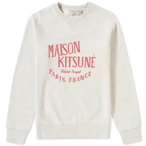 Maison Kitsuné Palais Royal Crew Sweat