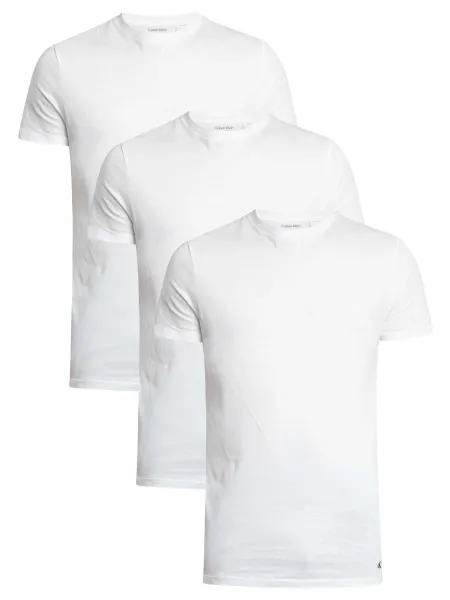 Calvin Klein 3 Pack Lounge Classic Crew T-Shirts