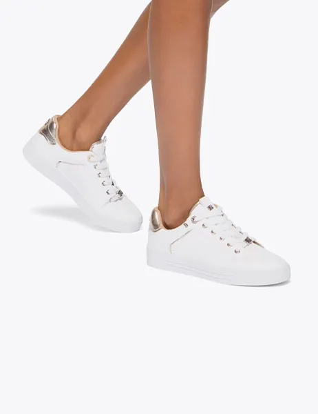 Kurt Geiger Lace Up Trainers White