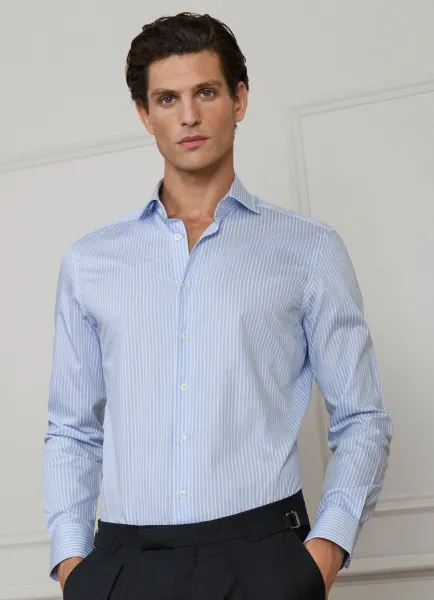 Hackett Tailored Fit Stripe Shirt - Made in Europe