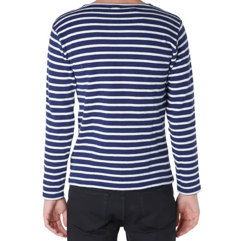 72376 Long Sleeve Boucle Stripe Tee