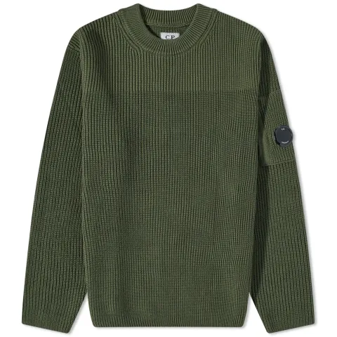 Lens Ribbed Crew Knit
