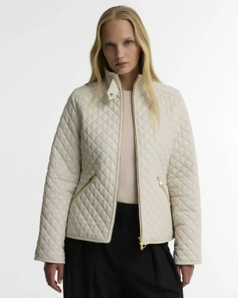 Binetto Faux-Leather Quilted Jacket