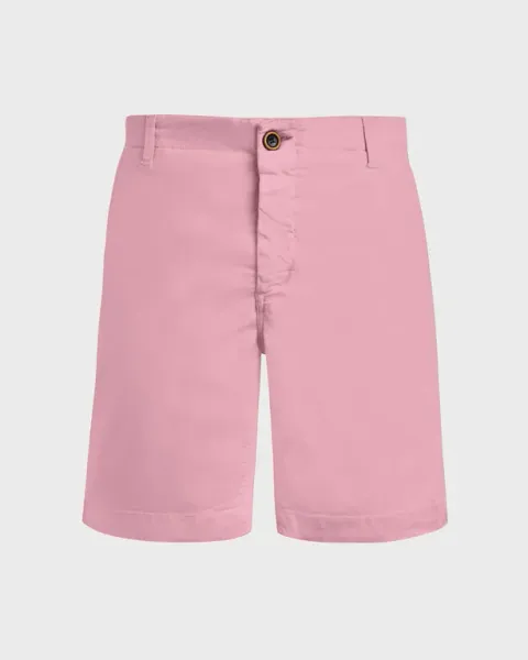 Men Tencel Bermuda Shorts Solid