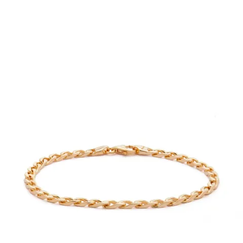 4mm Cuban Chain Bracelet