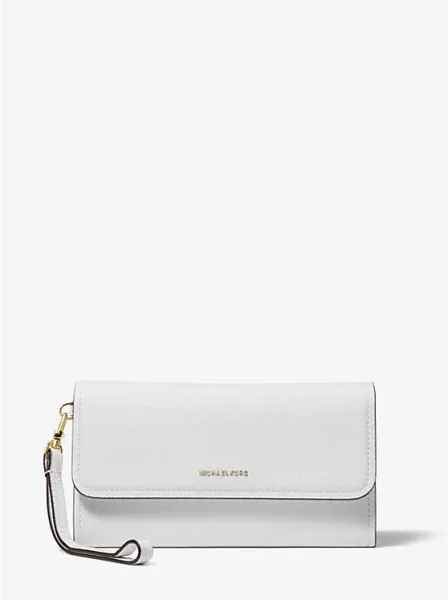 Jet Set Medium Pebbled Leather Smartphone Wristlet