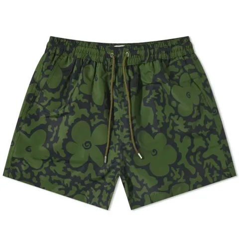 Floral Camo Swim Shorts