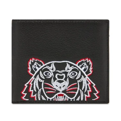 Tiger Leather Fold Wallet