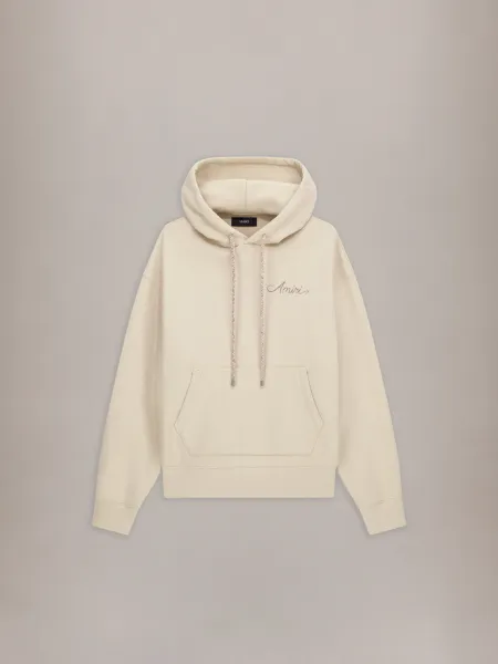 MA QUAD CHECKERBOARD HOODIE - Alabaster