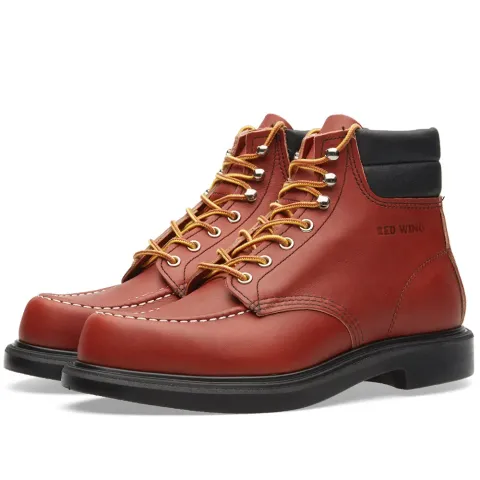 8804 Heritage Work 6" Moc Chevron Boot