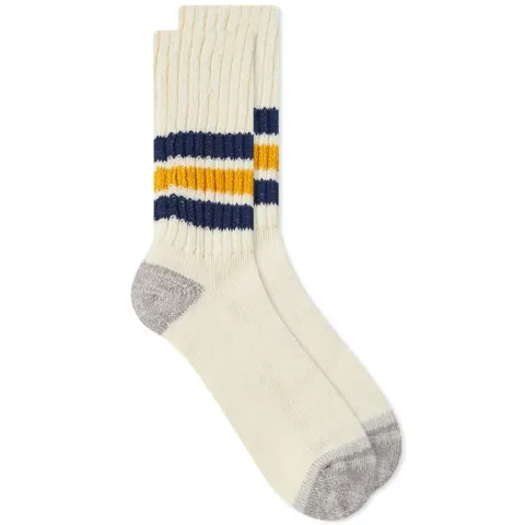 Coarse Ribbed Old School Crew Sock