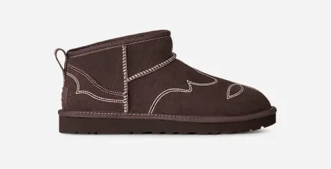 Ugg Classic Ultra Mini Western Boot, Polyester/Wool