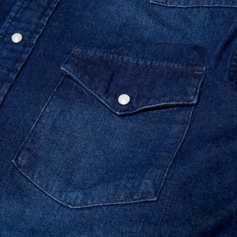 8oz Denim Western Shirt