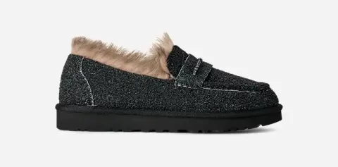 Ellis Loafer for Women, Suede/Polyester/Wool