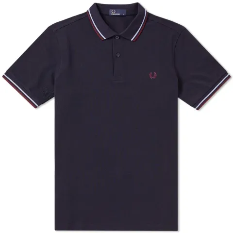 Fred Perry Slim Fit Twin Tipped Polo