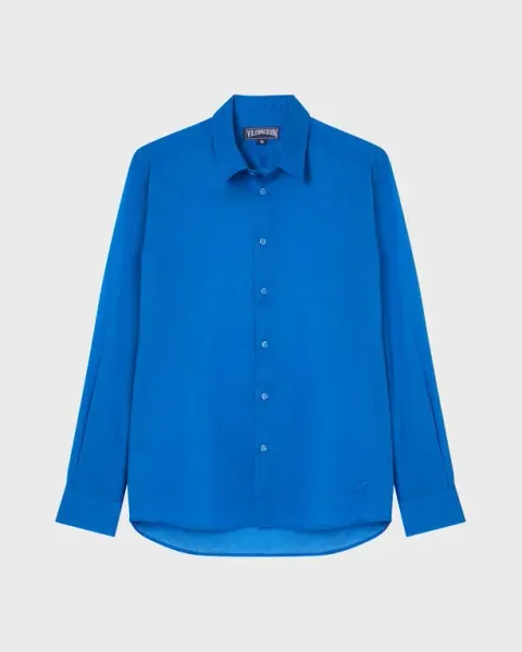 Vilebrequin Cotton Voile Lightweight Shirt Solid