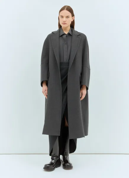 Oversized Wool-And-Cashmere Coat
