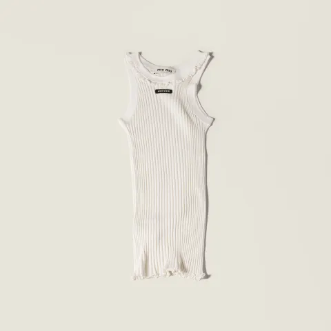 Silk tank top