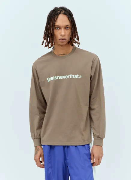 Logo Print Long-Sleeve T-Shirt