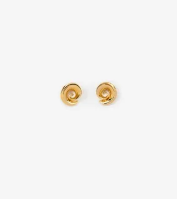 Tulip Earrings in Gold
