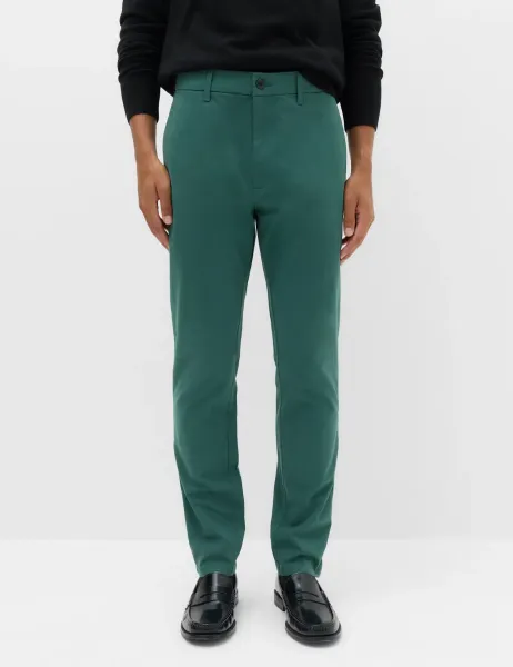 Marks & Spencer Slim Fit Cotton Rich Stretch Chinos Dusty Cedar
