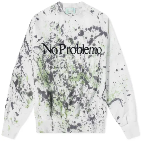 No Problemo Spray-Dye Crew Sweat