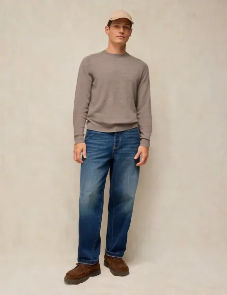 White Stuff Pure Extra Fine Merino Wool Crew Neck Jumper
