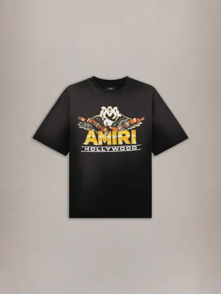 MA EAGLE OVERSIZED TEE - Black