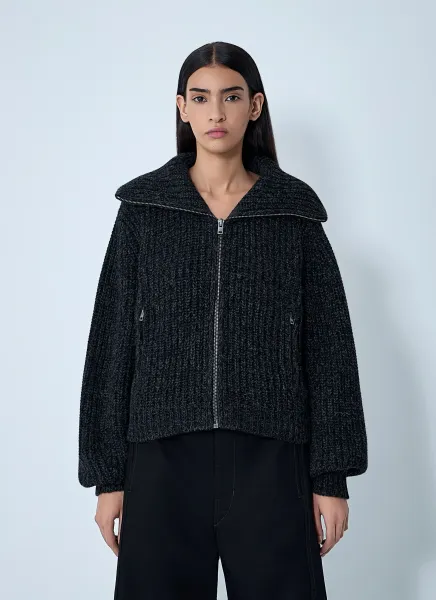 Zipped Cardigan
