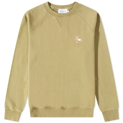 Maison Kitsuné Chillax Fox Patch Classic Crew Sweat
