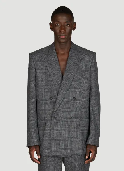 Prince Of Wales Regular Fit Blazer