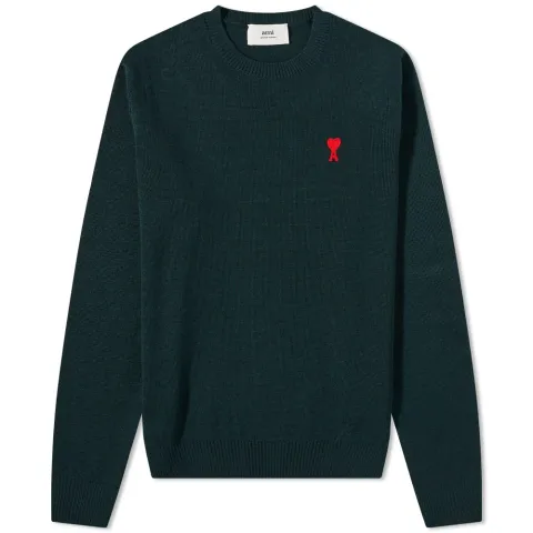 AMI Small A Heart Crew Knit