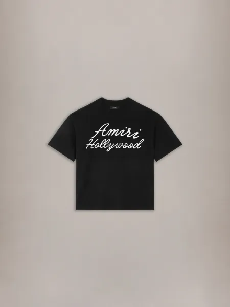 HOLLYWOOD OVERSIZED TEE - Black