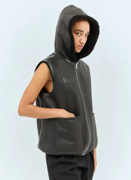 Reversible Shearling Vest