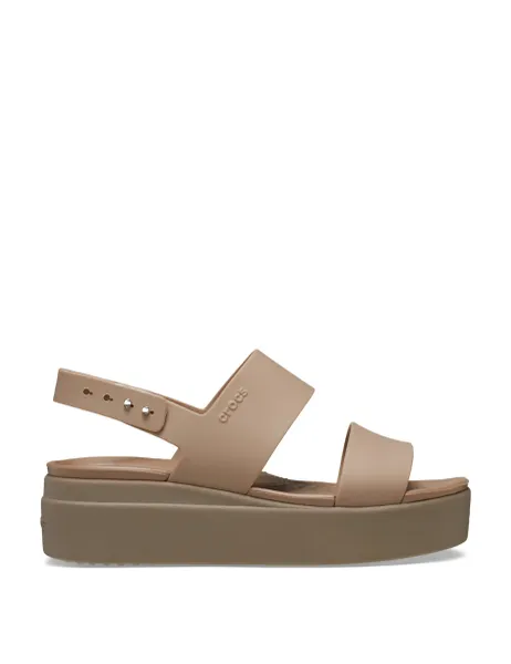 Crocs Brooklyn Wedge Sandals Brown