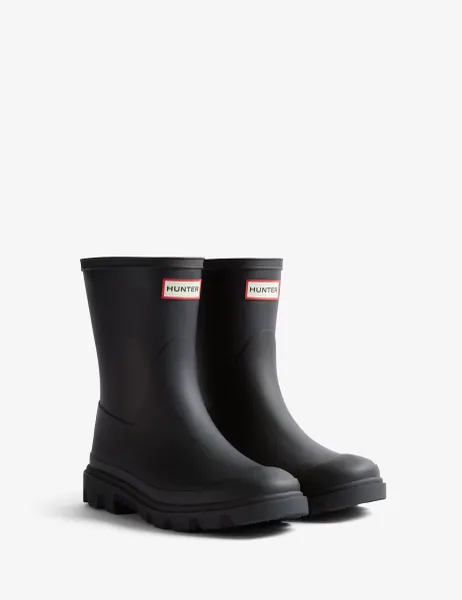 Hunter Downpour Short Wellies Black