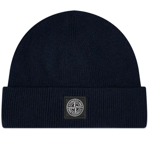 Knitted Patch Beanie