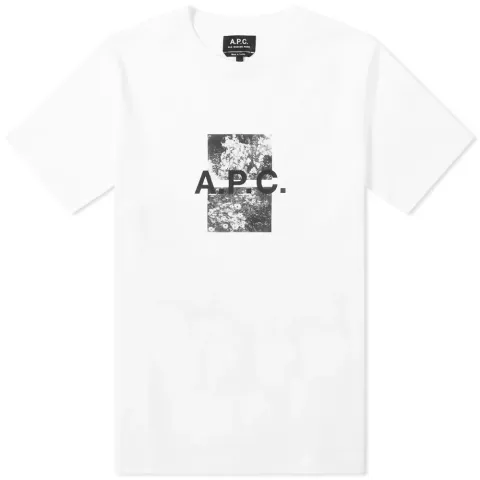 A.P.C. Teddy Postcard Logo T-Shirt
