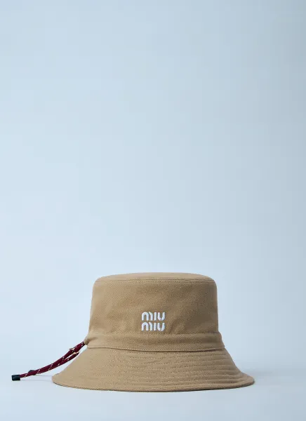 Logo Motif Bucket Hat