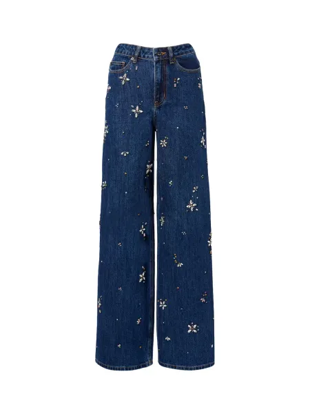 embellished jeans Blue