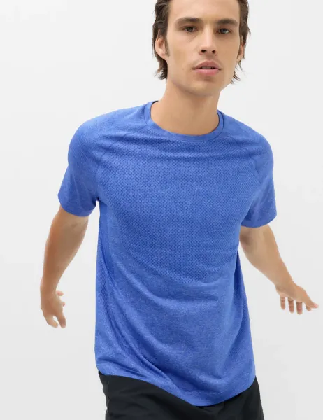 Goodmove Seam Free Sports T-Shirt Cobalt