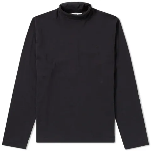 Études Long Sleeve Award Black Roll Neck Tee