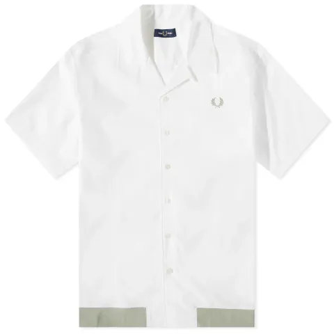 Ribbed Hem Vacation Shirt