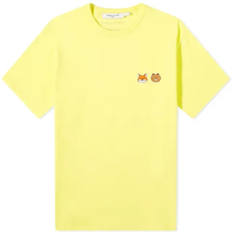 Maison Kitsuné x Line Friends Kitsuné Small Patch T-Shirt